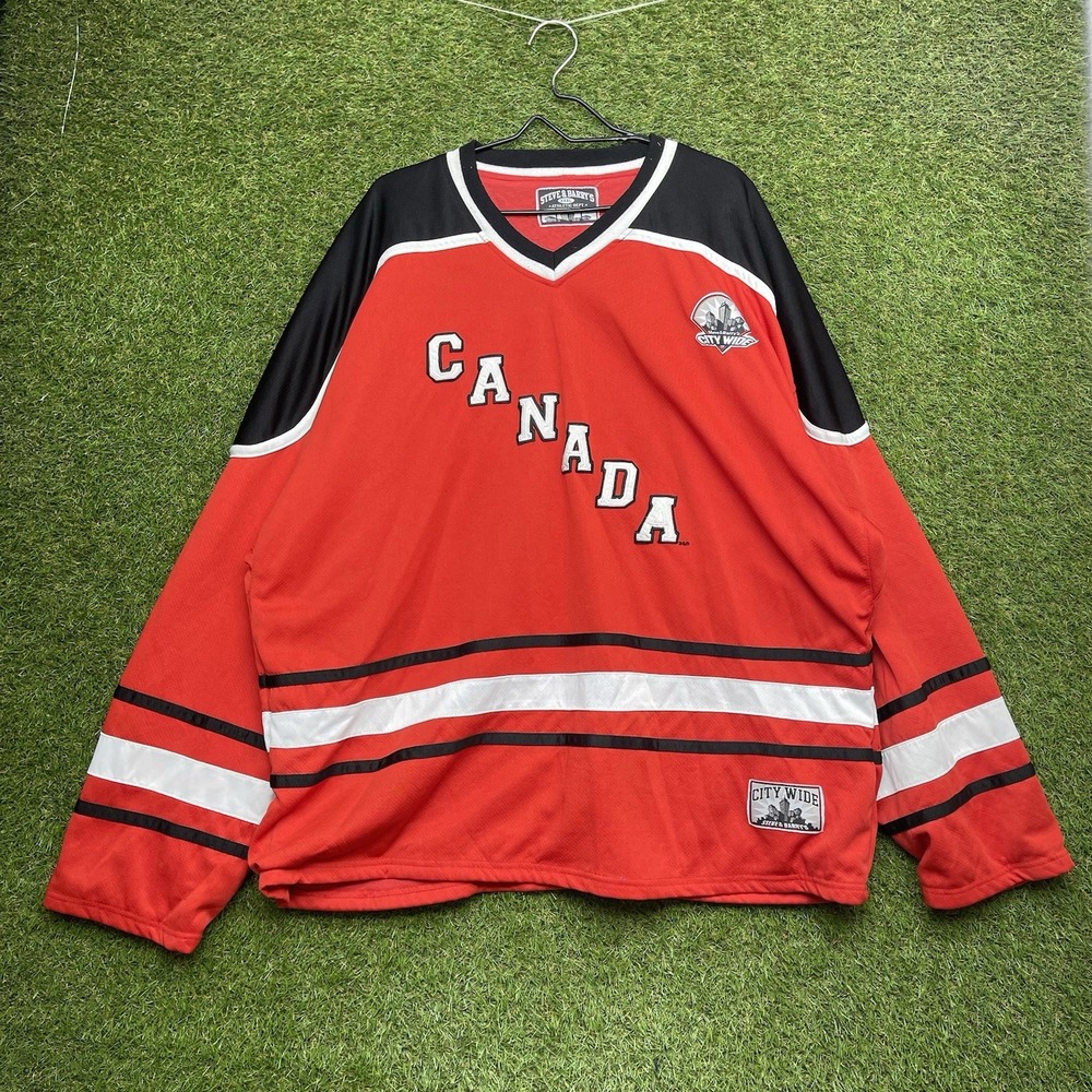 Vintage Canada Hockey Jersey Mens 2XL Steve & Barry Stitch Embroidered #91